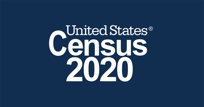 Census 2020 Logo Sharing Card